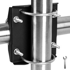 Antenna Mast Cross-Over Bracket Kit, Antenna Pole Mounting Hardware with U Bo...