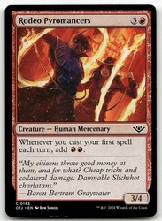 Rodeo Pyromancers 143 Common Outlaws of Thunder Junction MTG
