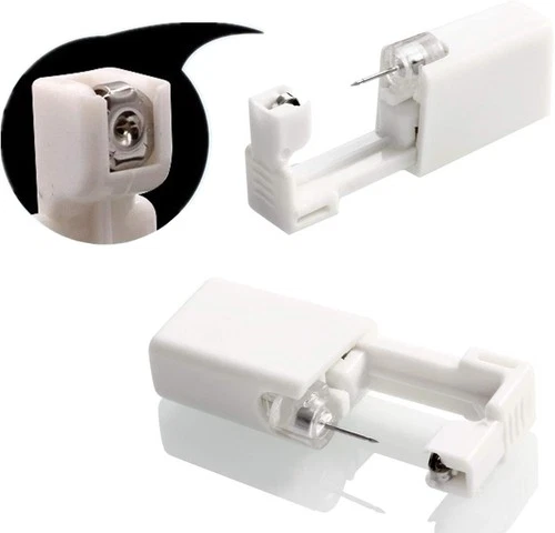 2Pcs Safety Ear Piercing Kit Disposable Self Nose Piercing Gun with Ear Stud US image 3
