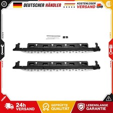 Aluminium Trittbretter f&uuml;r Mercedes W166 ML GLE Side Step Silber 2012-2018