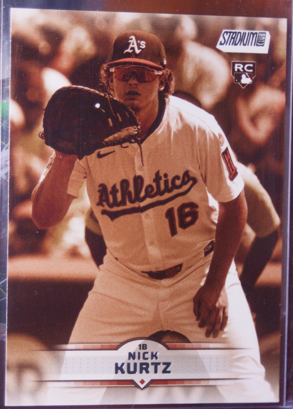 NICK KURTZ ROOKIE CARD IN SEPIA #9 2025 STADIUM CLUB
