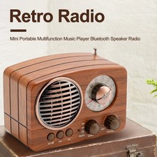 Retro -Style Decorative Radio Mini Multifunction Music Player Bluetooth Speaker