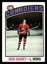1976-77 Topps Bob Gainey (HOF) #44 - Montreal Canadiens - VG