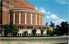 Purdue University, Lafayette, Indiana, Band Shell, Hall of Music, Postcard