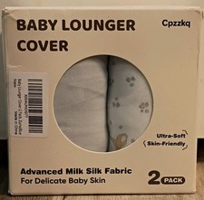 baby lounge cover blue and blue with print