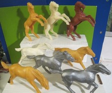 TIM MEE TOYS FRONTIER HORSE FOR INDIAN COWBOY PIONEER PLASTIC ARMY TOY SOLDIERS