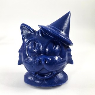 Universal Studios Halloween Witch Cat Mold A Rama Figure Blue Plastic