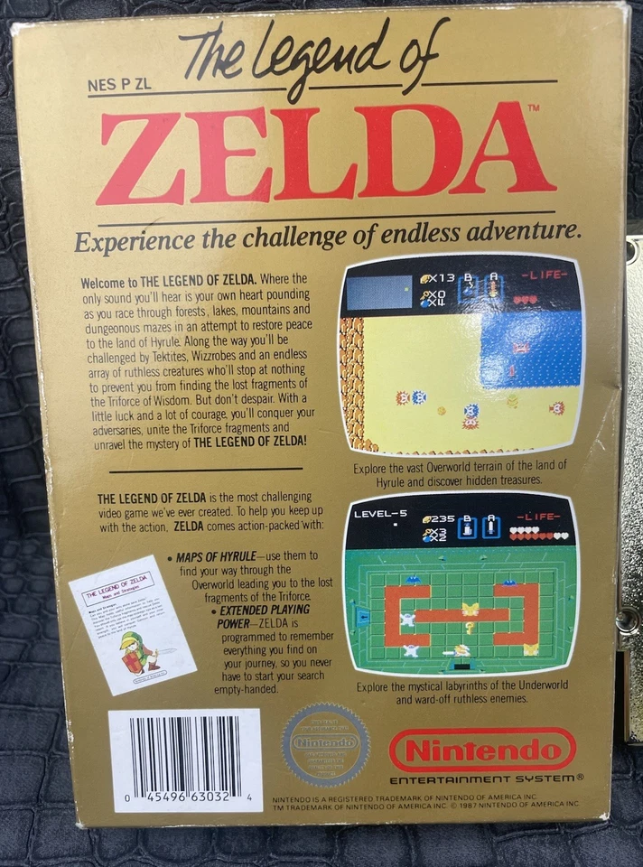 Nintendo NES Legend of Zelda CIB 5 Screw 2nd Print Tips & Tactics StrategyGuide  - Image 3 of 4