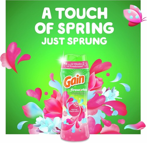 Gain Fireworks Laundry Scent Booster Beads, HE 24 Fl Oz (Pack of 1) - Imagen 5 de 7