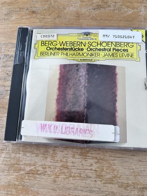 Berg   Webern   Schoenberg - Orchesterstücke - Levine / Berliner Phil 1987 CD