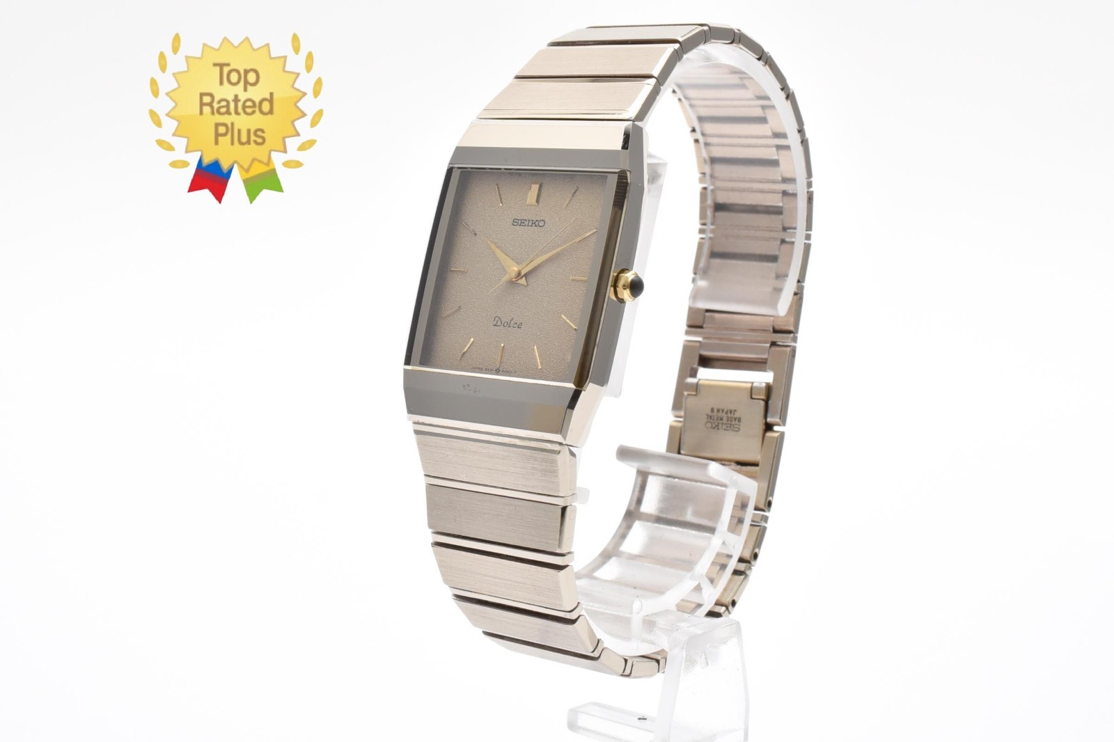 SEIKO JAPAN Vintage Dolce Batt HAQ Gold Mens New Qz 9531-5060 Watch Tungsten - vintagewatches.pk