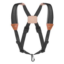 Flexzion Professional Saxophone Shoulder Strap Strap, Black