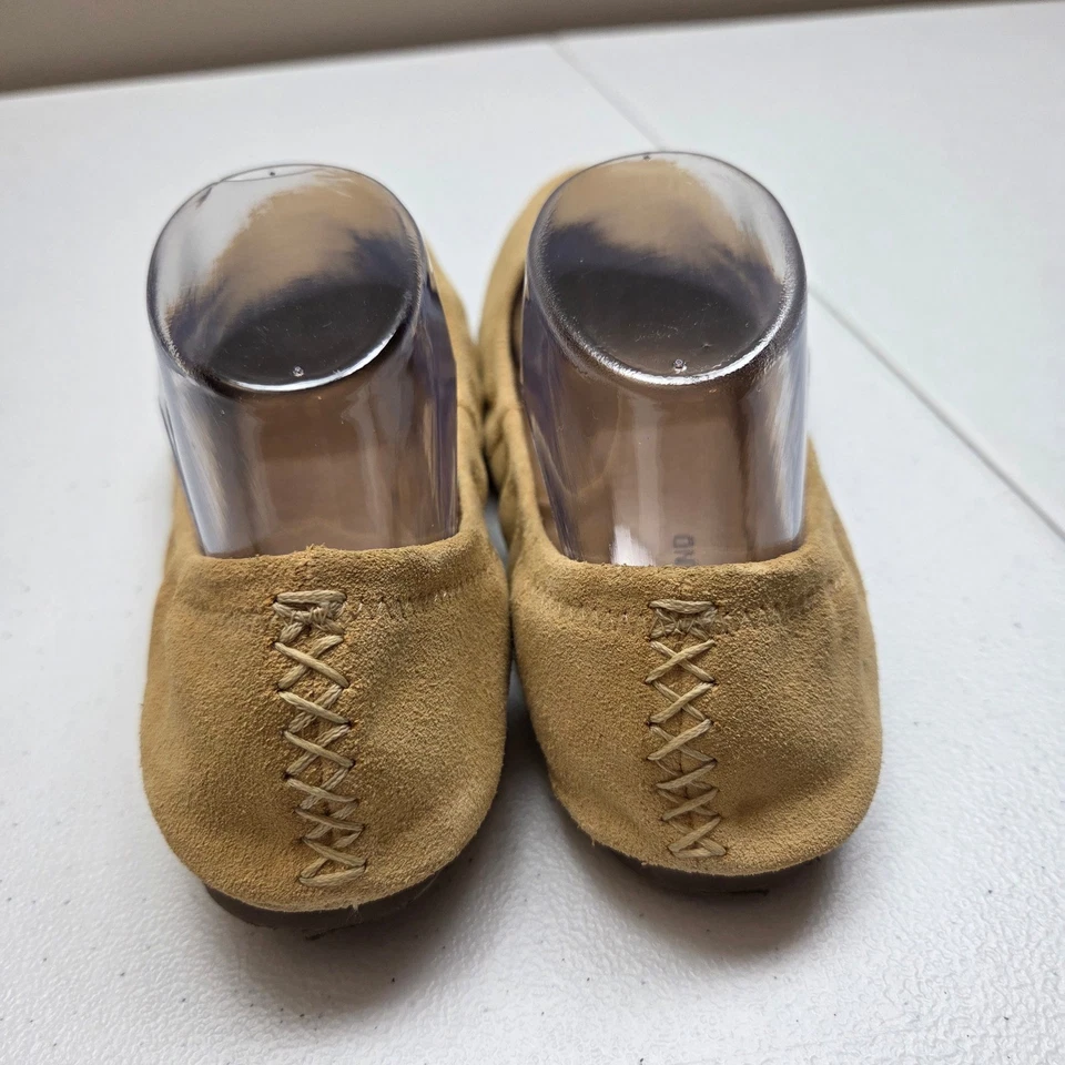 Zapatos planos de ballet de gamuza tostada Lucky Brand para mujer talla 9 Foto 4 de 4