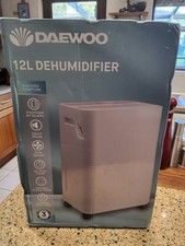Image of DAEWOO 12L ELECTRIC DEHUMIDIFIER NEW IN BOX PREVENT DAMP MOULD HUMIDITY ETC
