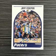 JEFF FOSTER INDIANA PACERS Signed Autographed 2000 FLEER NBA BASKETBALL CARD