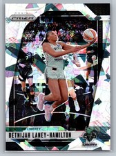Betnijah Laney-Hamilton 2024 Panini Prizm WNBA #5 Ice Prizms New York Liberty