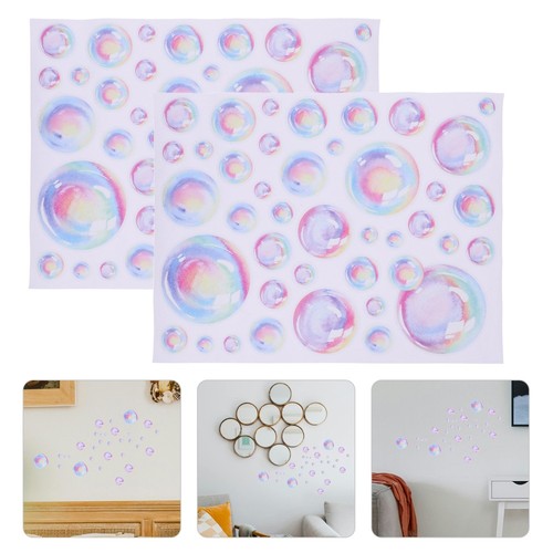 Ocean Theme Wall Stickers Party Miss Bubbles Decal Decals for Kids Bedroom - Picture 10 of 12