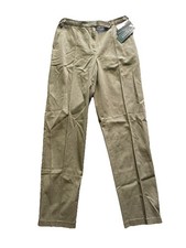 Vintage Polo Ralph Lauren 1967 Olive Green Chino Stretch Casual Pants Size 4 NWT