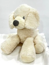 Baby GUND Fluffey Plush White Puppy Dog Stuffed Animal Soft Gift Nursery Decor