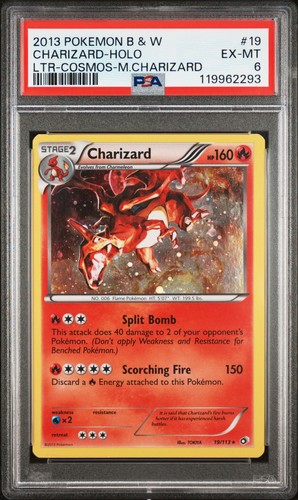 Charizard graded PSA 6 for sale on eBay