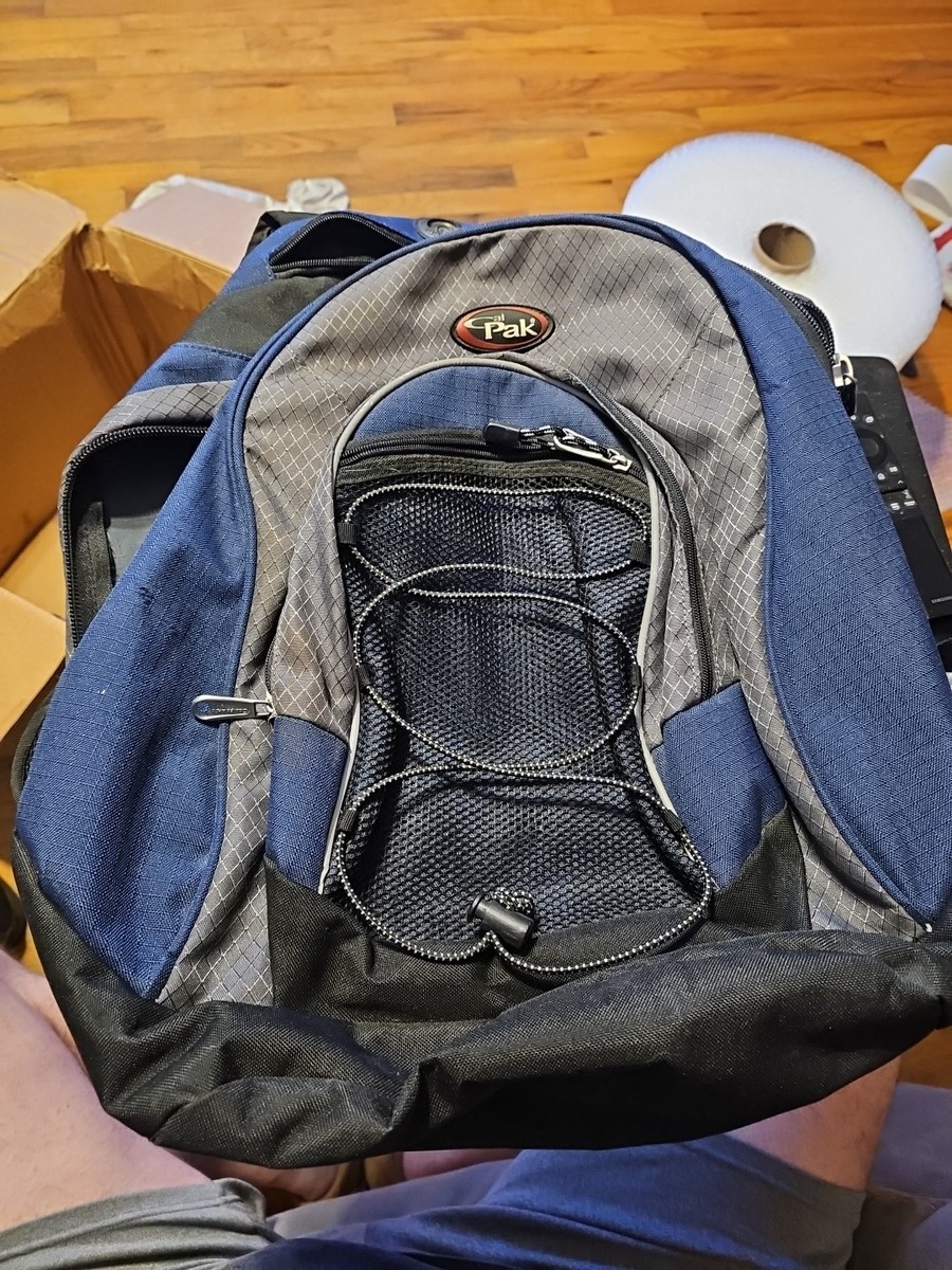 Cal Pak Ok Play Rugged Backpack Diaper Multi Compartment Black