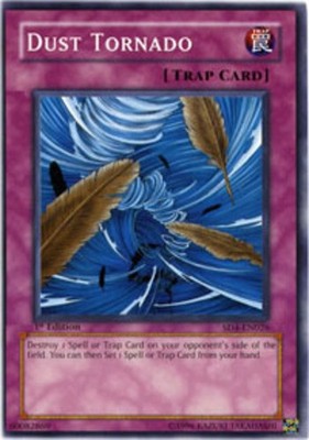 Dust Tornado - SD4-EN026 - Common - 1st Edition - Damaged