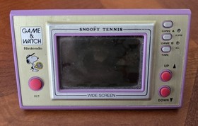 Snoopy Tennis Nintendo Game & Watch SP-30 1982 Handheld LCD Vintage