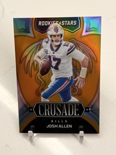 2022 JOSH ALLEN #'d /25 Panini Rookies & Stars Orange Prizm Crusade SP #CR-2 SP