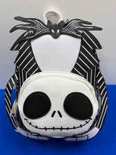 Disney Loungefly Jack Skellington Nightmare B Christmas Mini Backpack NEW DS43