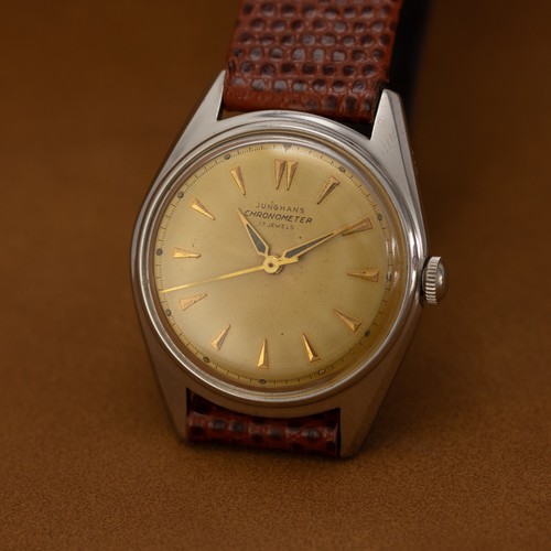 Vintage JUNGHANS Chronometer Armbanduhr | 33mm | 50er Jahre | Kal. J82/1 - Bild 6 von 15