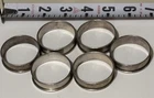 Reed & Barton Sterling Silver Napkin Ring 6 Pc Lot No Monogram
