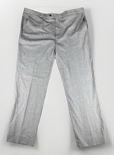 NEW Nautica Gaff Men's Stretch Dress Pants Gray Size 41x30 NWT FREE Shipping