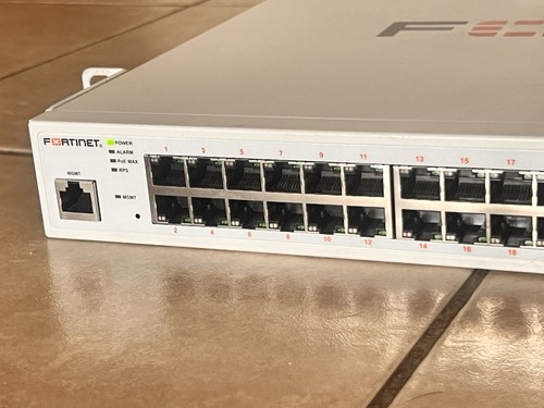 Fortinet FortiSwitch 248E-FPOE 48-Port PoE+ Managed Ethernet Switch FS-248E-FPOE - Picture 2 of 5