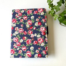 Hobonichi 5 Year Notebook Cover Rose A5 Fabric, Leather Inside, Used