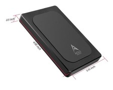 500GB External Hard Drive Ultra Slim Portable HDD-USB 3.0 for PC, Mac, Laptop