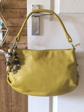 Radley Shoulder Bag With Bracelet Charm + Dust Bag - Lime Green/Mustard