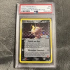 2004 POKEMON EX TEAM ROCKET RETURNS #46 ROCKET'S MEOWTH REVERSE FOIL PSA 9