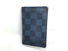 used LOUIS VUITTON Pocket Organizer de Poche N63143 Damier Card Case 27571