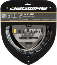 Jagwire Elite Link 2x Shift Cable Kit - UltraSlick Polished Cables for Precise