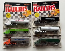 LOT OF 6 1989 RACING CHAMPIONS HIGHWAY DIE CAST HAULERS