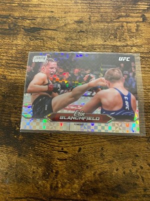 2025 Stadium Club UFC #C-48 Erin Blanchfield Chrome X-Fractor
