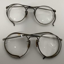 Antique Wire Frame Eyeglasses Set Of 2 Glasses Nostalgic Collectors