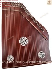 Schwarmandal f&uuml;r Meditation mit Tragebox 36 Saiten Surmandal Stimmschl&uuml;ssel