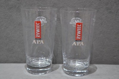 2x Zywiec APA American Pale Ale One Pint 20oz Bierglas Polen Polska NEU M19