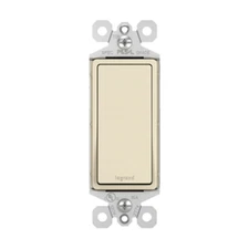 10 pack  LeGrand Light Almond Decorator Rocker Wall Light Switches 15A TM870LA