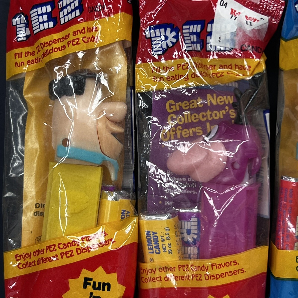 アメコミ OLDPEZ 90'sPEZ Unopened 19packs RARE PEZ DISPENSERS LOT OF 37 VINTAGE BUNDLE COLLECTION