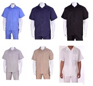 Mens Short Sleeve Shirt Pants Set Floral Beach Casual 2 Piece Leisure Suit