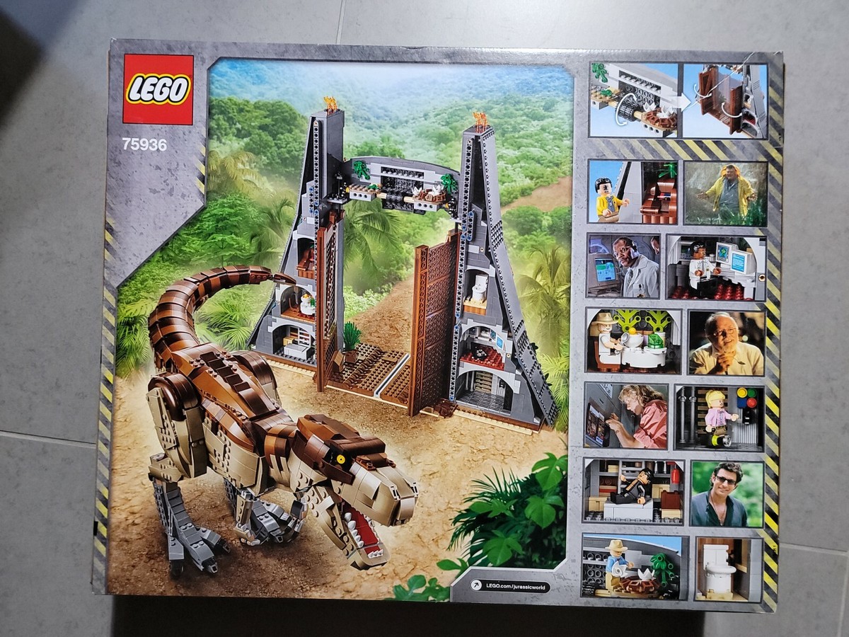 ファウンデーションズ box 英語版 2box LEGO Jurassic World Jurassic Park: T. rex Rampage 75936