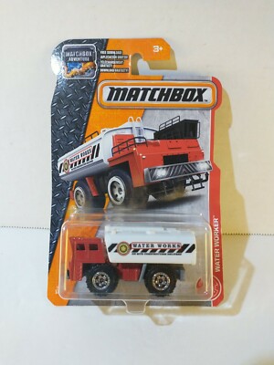   2016 Matchbox 75/125 Water Worker  RED / WHITE / Brand New  