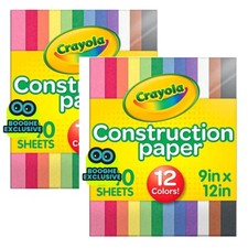 Crayola Construction Paper, 240 Count, 2-Pack (Total 480 Count)